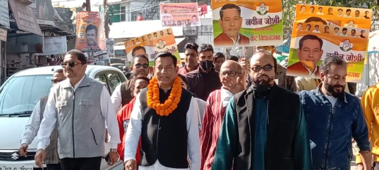 देहरादून :नवीन जोशी ने शुरू की कैंट जिताओ यात्रा— देहरादून :नवीन जोशी ने शुरू की कैंट जिताओ यात्रा—