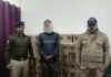 73 पेटी अवैध अंग्रेजी शराब की पकड़ी,एक गिरफ्तार