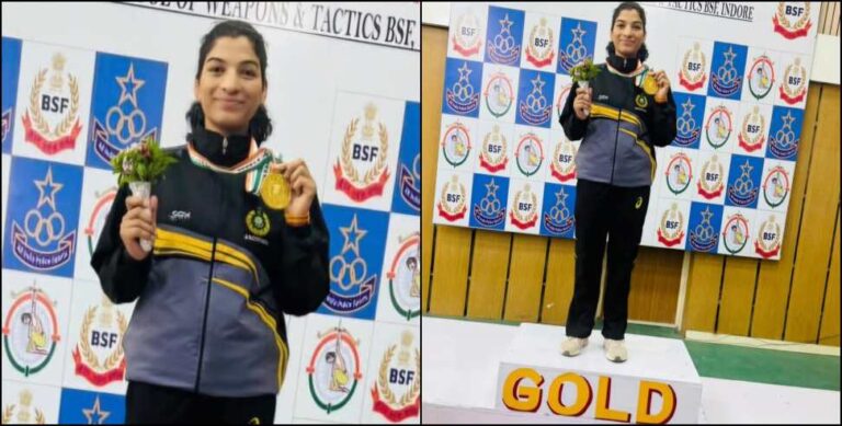 चमोली की कविता ने बनाया नेशनल रिकॉर्ड, पुलिस स्पोर्ट्स शूटिंग प्रतियोगिता में जीता गोल्ड चमोली की कविता ने बनाया नेशनल रिकॉर्ड, पुलिस स्पोर्ट्स शूटिंग प्रतियोगिता में जीता गोल्ड