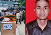 गढ़वाल राइफल में तैनात जवान लोकेंद्र प्रताप शहीद, आज सुबह दी गई अंतिम सलामी