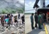 उत्तरकाशी आपदा: धराली में रेस्क्यू ऑपरेशन जारी, 13 बुरी तरह घायल.. आज 65 को किया गया एयरलिफ्ट