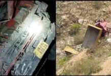 गढ़वाल में भीषण हादसा, 100 मीटर गहरी खाई में गिरा डंपर; 2 लोगों की दर्दनाक मौत