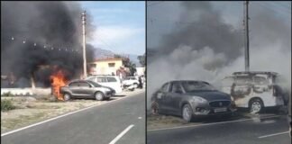 देहरादून में शादी के जश्न के बीच कोहराम, आतिशबाजी से दो कारों में लगी भीषण आग; देखिए वीडियो