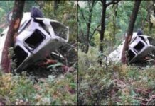 रुद्रप्रयाग में दर्दनाक हादसा! 250 मीटर गहरी खाई में गिरी कार, तीन युवकों की मौके पर मौत