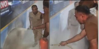 उत्तराखंड परिवहन निगम की बस में लगी आग, सिंघम SSP ने बचाई यात्रियों की जान; वीडियो वायरल