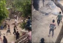 उत्तराखंड में बंटवारे को लेकर बवाल, ईंट-पत्थरों से एक-दूसरे पर वार; सनसनीखेज वीडियो वायरल
