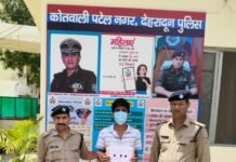देहरादून के पटेलनगर में हुई युवक की हत्या का पुलिस ने 10 घंटे के भीतर खुलासा