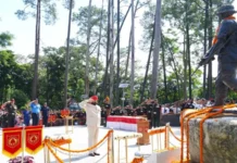 कारगिल विजय दिवस पर द्वारीखाल के शहीद पार्क में कांग्रेस ने वीर शहीदों को दी श्रद्धांजलि।