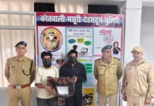 मसूरी में मोबाइल शॉप में सेंध लगाते पंजाब के दो युवक रंगेहाथ गिरफ्तार, 9 मोबाइल बरामद
