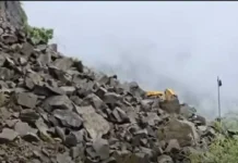 रुद्रप्रयाग: सिरोबगड़ लैंडस्लाइड जोन में भारी भूस्खलन, 10 किमी लंबा जाम; 15 जुलाई तक बारिश का अलर्ट