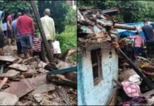 उत्तराखंड: भारी बारिश ने मचाई तबाही, मकान ढहने से 4 लोग मलबे में दबे; कल्पेश्वर मंदिर के पास भी भूस्खलन