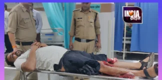 पुलिस पर फायरिंग कर भाग रहे बदमाश के पैर में लगी गोली, दूसरा अंधेरे का फायदा उठाकर फरार