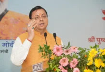 मुख्यमंत्री पुष्कर सिंह धामी ने किया मसूरी विधानसभा में विभिन्न विकास योजनाओं का लोकार्पण – शिलान्यास