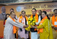 भाजपा की गढ़वाल बैठक में धामी का हुंकार: झूठ-अफवाह का जवाब दो, विकास का सच घर-घर पहुंचाओ