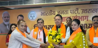 भाजपा की गढ़वाल बैठक में धामी का हुंकार: झूठ-अफवाह का जवाब दो, विकास का सच घर-घर पहुंचाओ