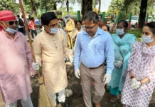 माननीय उच्च न्यायालय के आदेश के अनुपालन में IDPL क्षेत्र में चलाया गया वृहद स्वच्छता अभियान