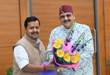 महाराज ने की भाजपा के राष्ट्रीय अध्यक्ष नितिन नबीन से शिष्टाचार भेंट