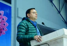 एशियन ओपन शॉर्ट ट्रैक स्पीड स्केटिंग ट्रॉफी का मुख्यमंत्री ने किया शुभारंभ