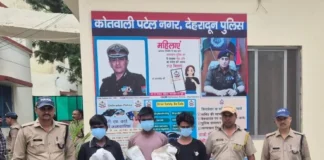 पटेलनगर में चोरी का खुलासा, तीन आरोपी गिरफ्तार