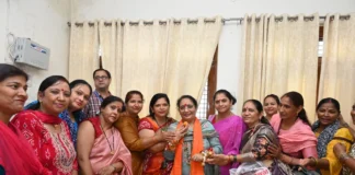 कोटद्वार क्षेत्रवासियों के साथ विधानसभा अध्यक्ष ऋतु खण्डूडी भूषण ने मनाया रक्षा बंधन