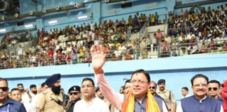 मुख्यमंत्री श्री पुष्कर सिंह धामी ने राष्ट्रीय खेल दिवस पर उत्तराखण्ड राज्य क्रीड़ा विश्वविद्यालय के प्रथम चरण के निर्माण कार्यों का किया शिलान्यास
