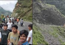 गढ़वाल: बदरीनाथ हाईवे पर भारी भूस्खलन से रास्ता बंद, सिमली-ग्वालदम हाईवे भी ठप; यात्री फंसे