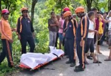 रुद्रप्रयाग: घास लेने गई महिला गदेरे के तेज बहाव में बही, SDRF ने बरामद किया शव