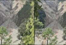 उत्तराखंड: कपकोट के कुंवारी गांव में बड़ा खतरा! भूस्खलन से शंभू नदी में बनी 800 मीटर लंबी झील
