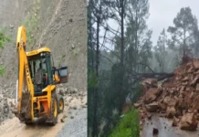 उत्तराखंड में बारिश का कहर: पिथौरागढ़ में 18 और बागेश्वर में 16 सड़कें बंद, टिहरी में रिंग रोड का पुश्ता क्षतिग्रस्त