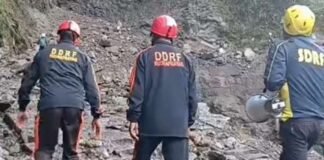 रुद्रप्रयाग: चीरबासा में फिर गिरे पहाड़ से पत्थर, 19 वर्षीय घोड़ा संचालक गंभीर घायल; केदारनाथ यात्रा प्रभावित