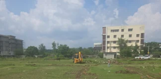 अवैध प्लॉटिंग पर एमडीडीए का शिकंजा, झाझरा में पांच बीघा अनधिकृत प्लॉटिंग ध्वस्त