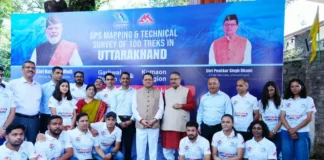 उत्तराखंड के 100 प्रमुख ट्रेकिंग रूट्स की होगी GPS/GIS मैपिंग, मुख्यमंत्री धामी ने अभियान दल को दिखाई हरी झंडी