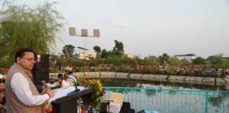 मुख्यमंत्री धामी ने मियांवाला में ₹8.64 करोड़ की लागत से विकसित ‘जल सृष्टि पार्क’ का किया लोकार्पण