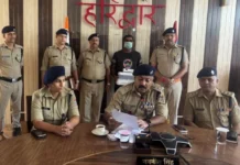 हरिद्वार जेल अधीक्षक को लॉरेंस बिश्नोई के नाम पर धमकी देने वाला आरोपी गिरफ्तार, तमंचा और कारतूस बरामद