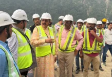 जमरानी बांध परियोजना का मंत्री सतपाल महाराज ने किया निरीक्षण, तय समय-सीमा में काम पूरा करने के निर्देश