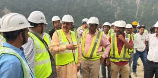 जमरानी बांध परियोजना का मंत्री सतपाल महाराज ने किया निरीक्षण, तय समय-सीमा में काम पूरा करने के निर्देश