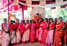 धूमधाम से संपन्न हुआ शारदीय दुर्गोत्सव, मां दुर्गा की प्रतिमा का किया गया विसर्जन