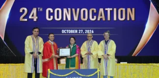यूपीईएस के दीक्षांत समारोह में 5,129 छात्रों को मिली डिग्री, 126 मेधावियों को मिला सम्मान