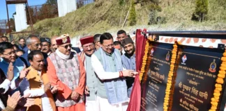मुख्यमंत्री ने गैरसैंण में 231.91 करोड़ रुपये की 12 विकास योजनाओं का किया लोकार्पण एवं शिलान्यास
